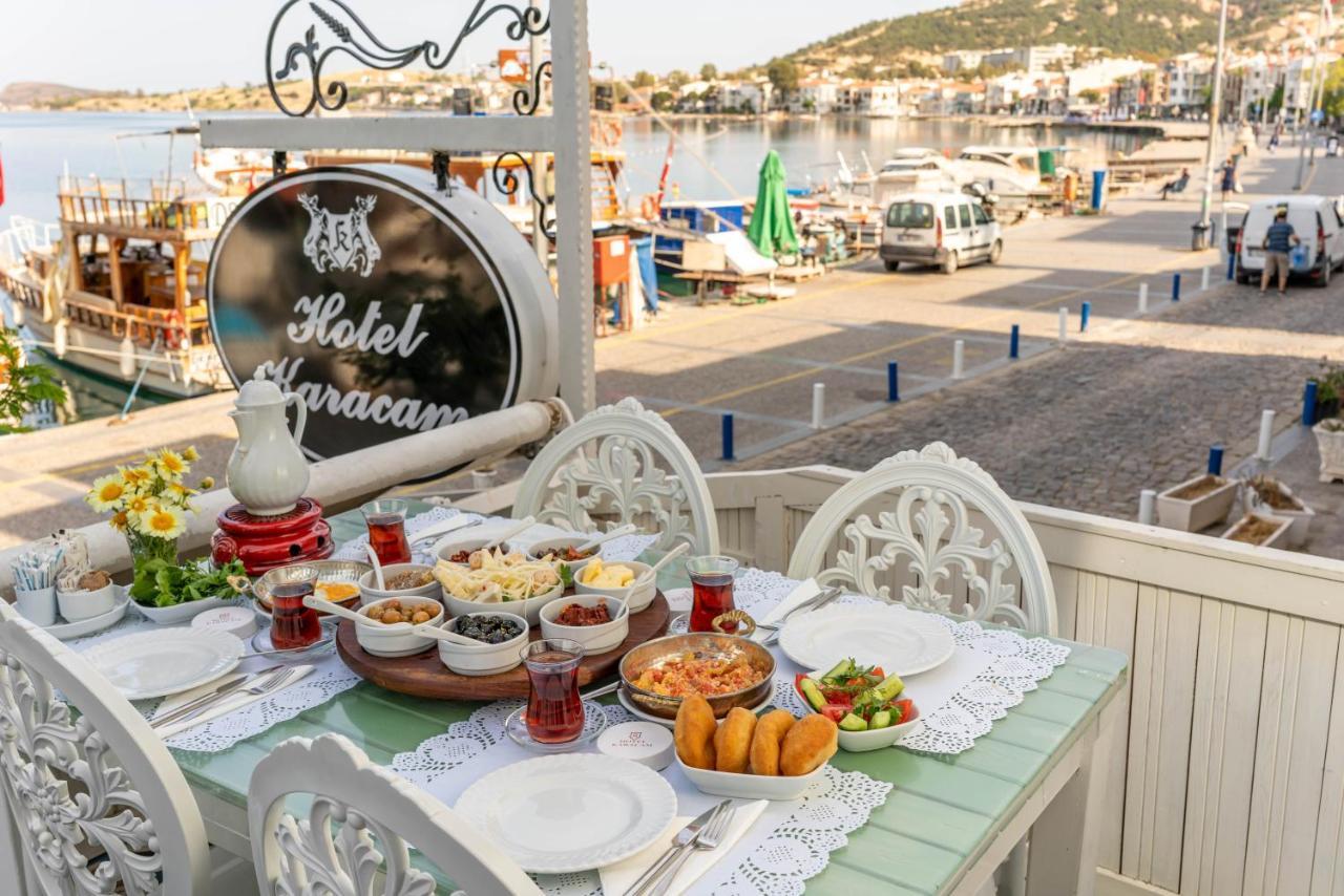 Hotel Karacam Foça Bagian luar foto