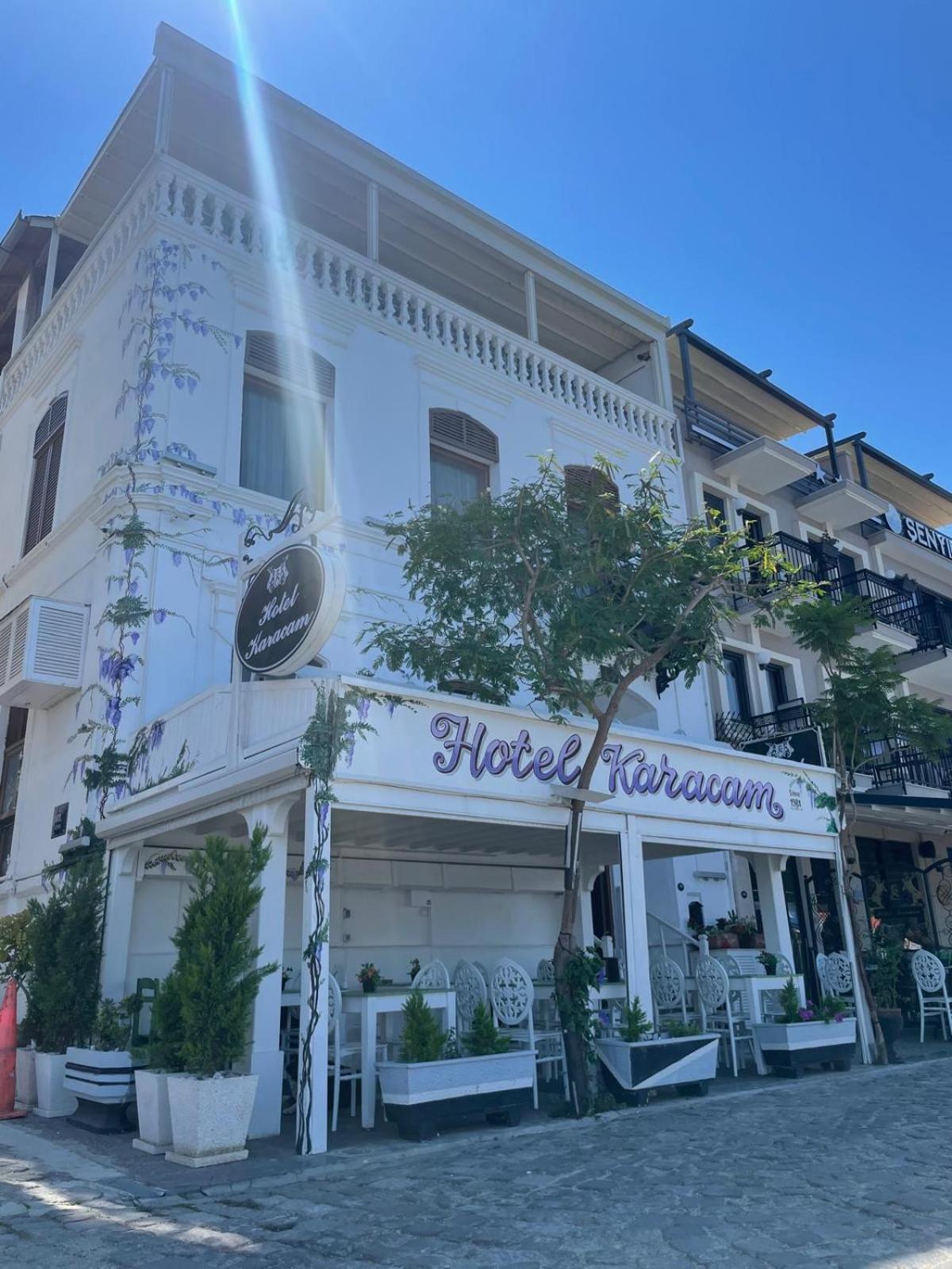 Hotel Karacam Foça Bagian luar foto
