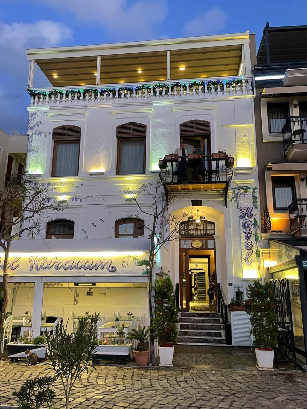 Hotel Karacam Foça Bagian luar foto