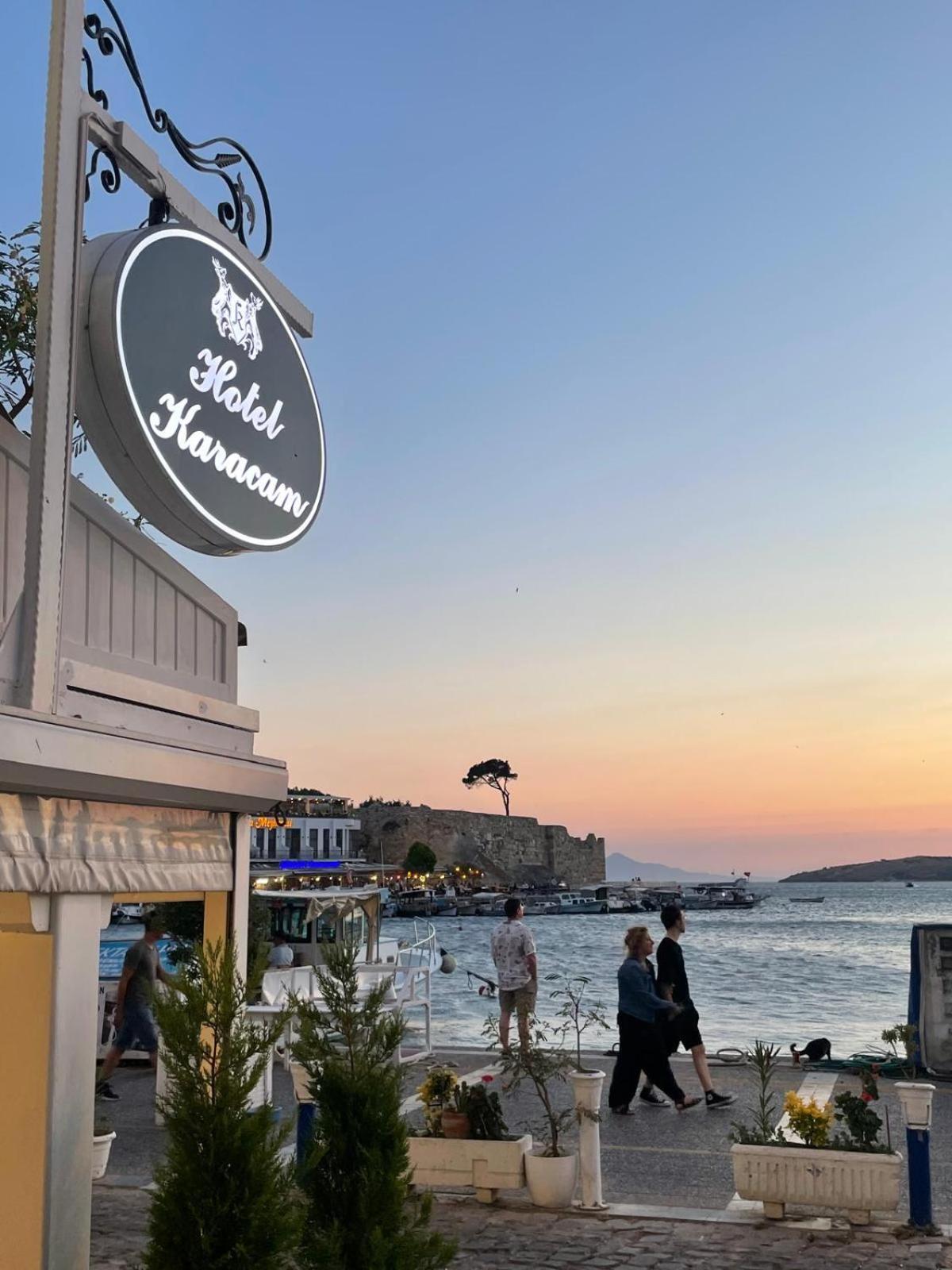 Hotel Karacam Foça Bagian luar foto